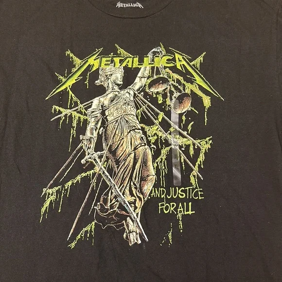 NWT! METALLICA Short Sleeve Tees